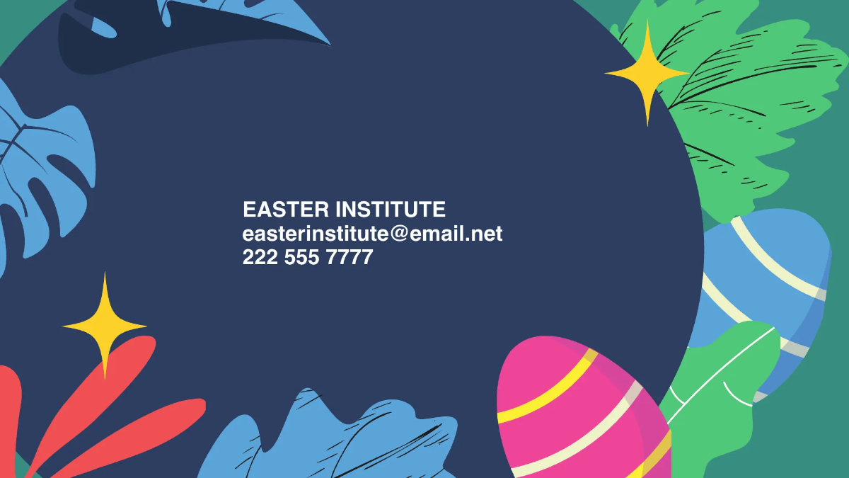 Free Easter Egg Hunt Presentation Template to Edit Online