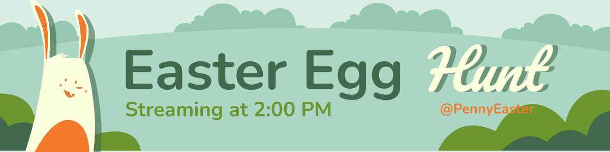 Easter Egg Hunt Twitch Banner Template