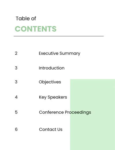 Free Academic Conference Report Template to Edit Online