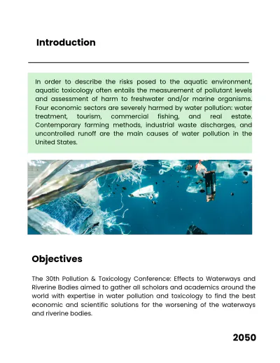 Free Academic Conference Report Template to Edit Online