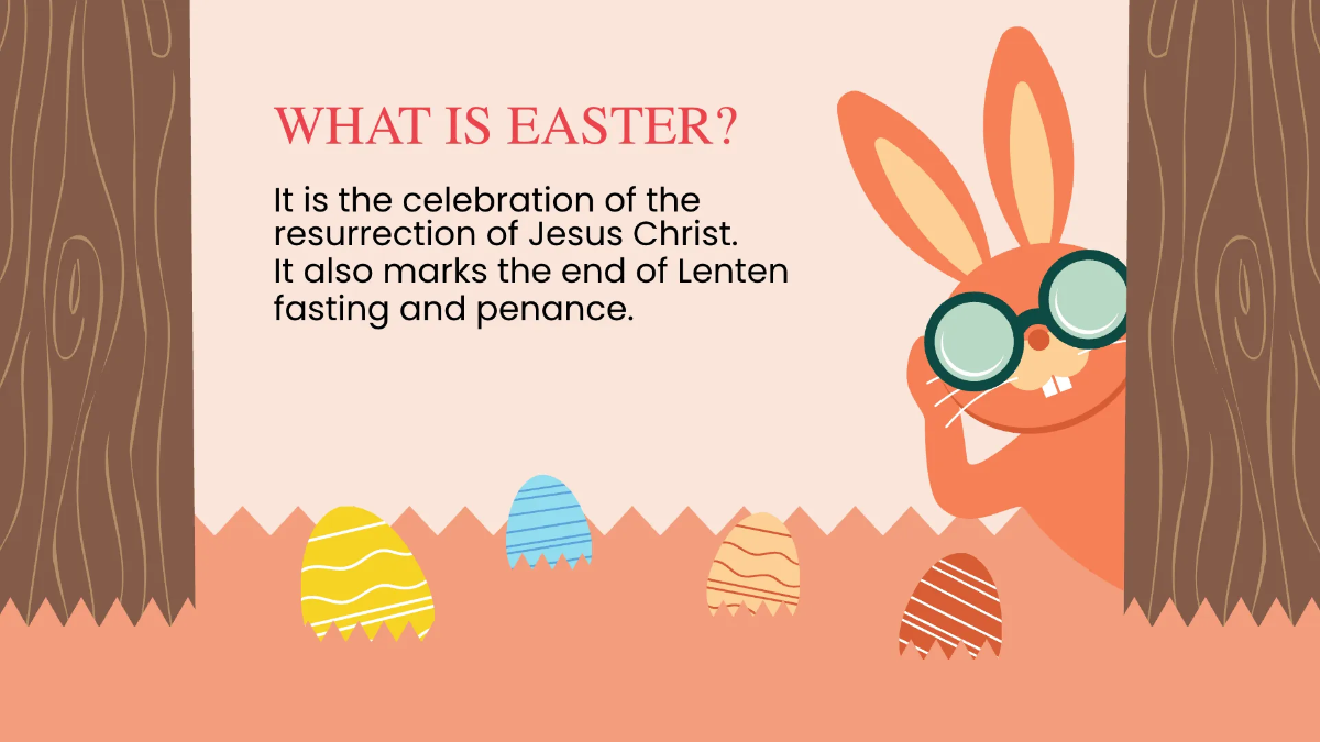 Free Modern Easter Presentation Template to Edit Online