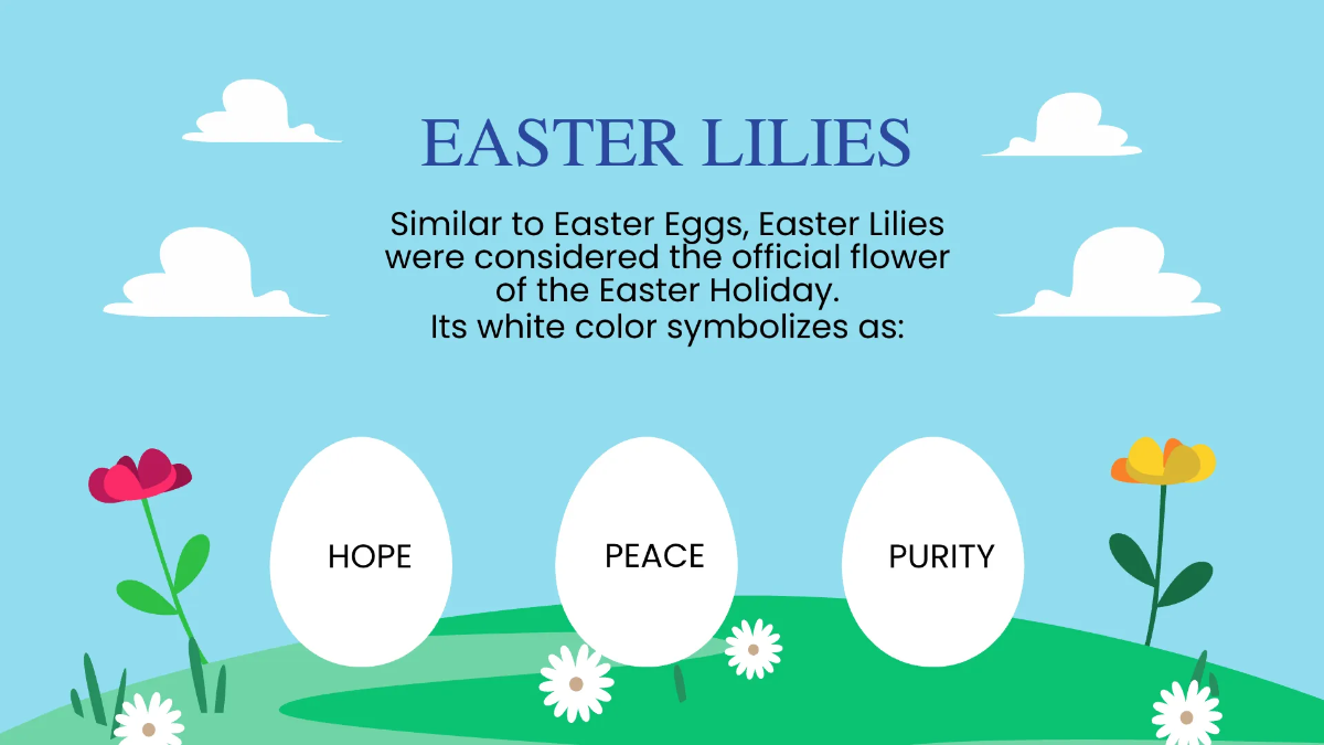 Free Modern Easter Presentation Template to Edit Online