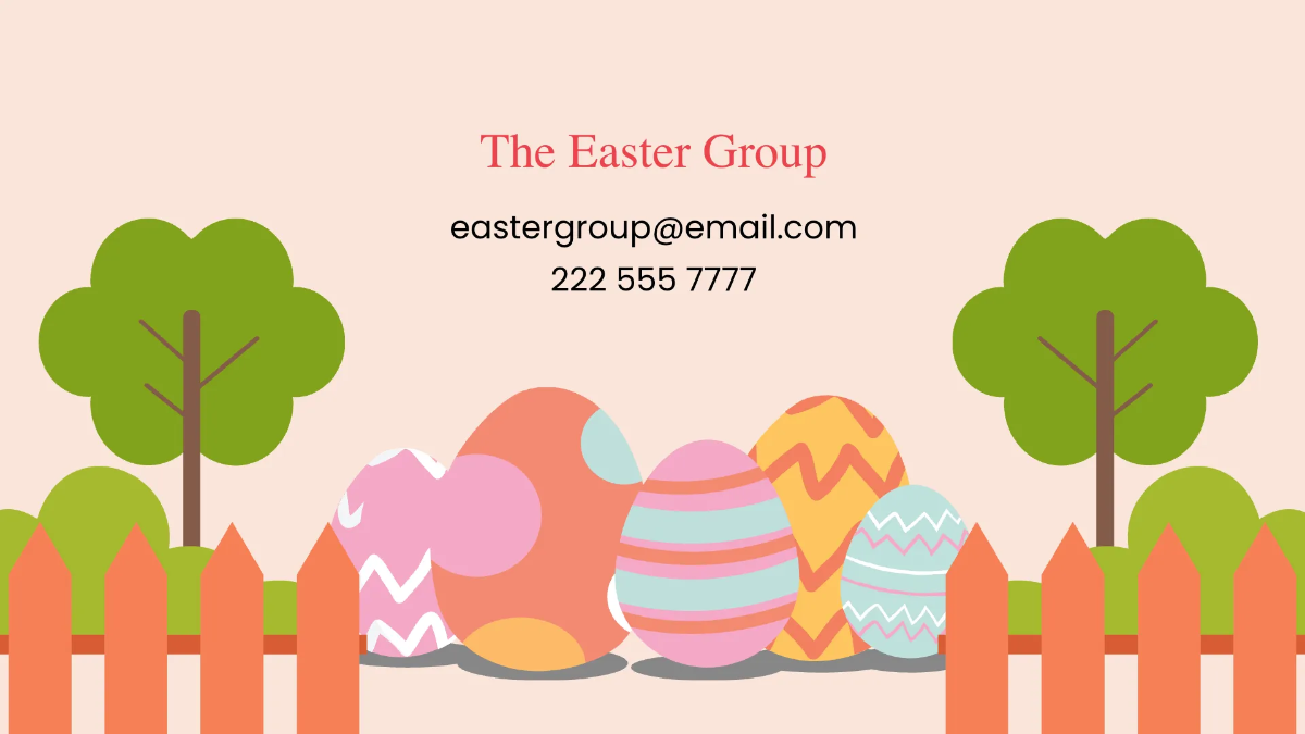 Free Modern Easter Presentation Template to Edit Online