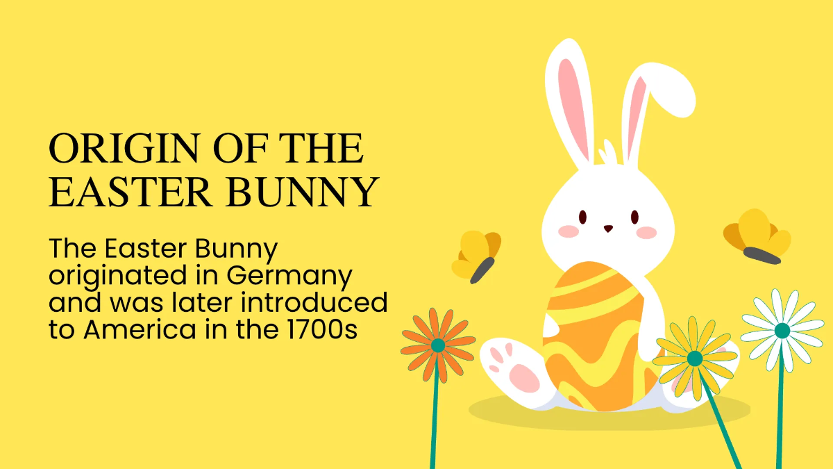 Free Modern Easter Presentation Template to Edit Online