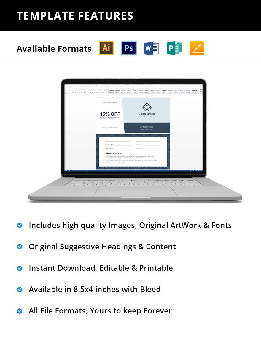 Business Vouchers Templates Design Free Download Template net