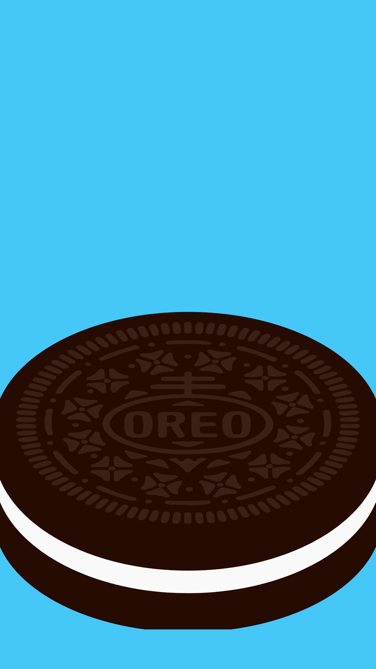 National Oreo Cookie Day iPhone Background Template