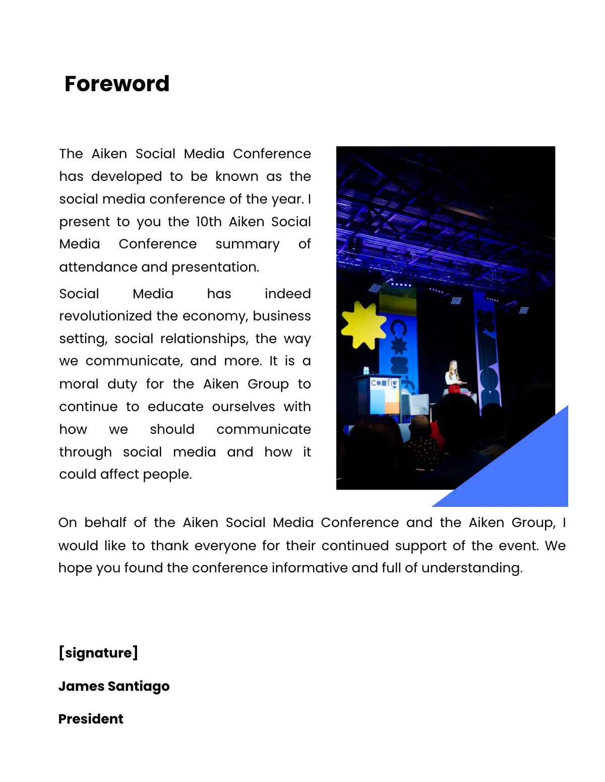 Free Conference Attendance Report Template to Edit Online