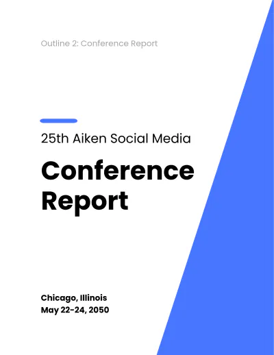 Free Conference Attendance Report Template to Edit Online