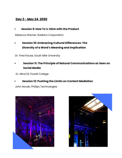 Free Conference Attendance Report Template to Edit Online
