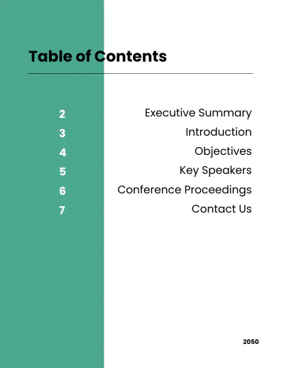 Free After Conference Report Template to Edit Online