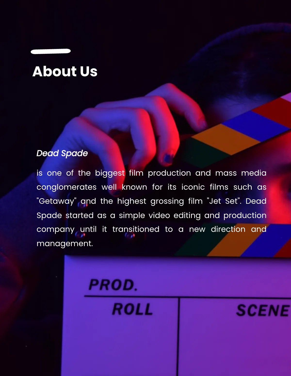 Free Personal Business Profile Template to Edit Online