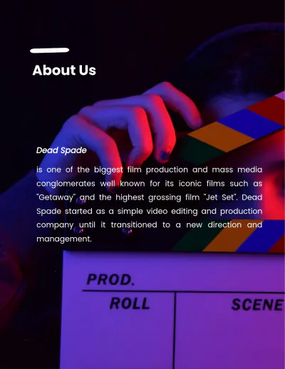 Free Personal Business Profile Template to Edit Online