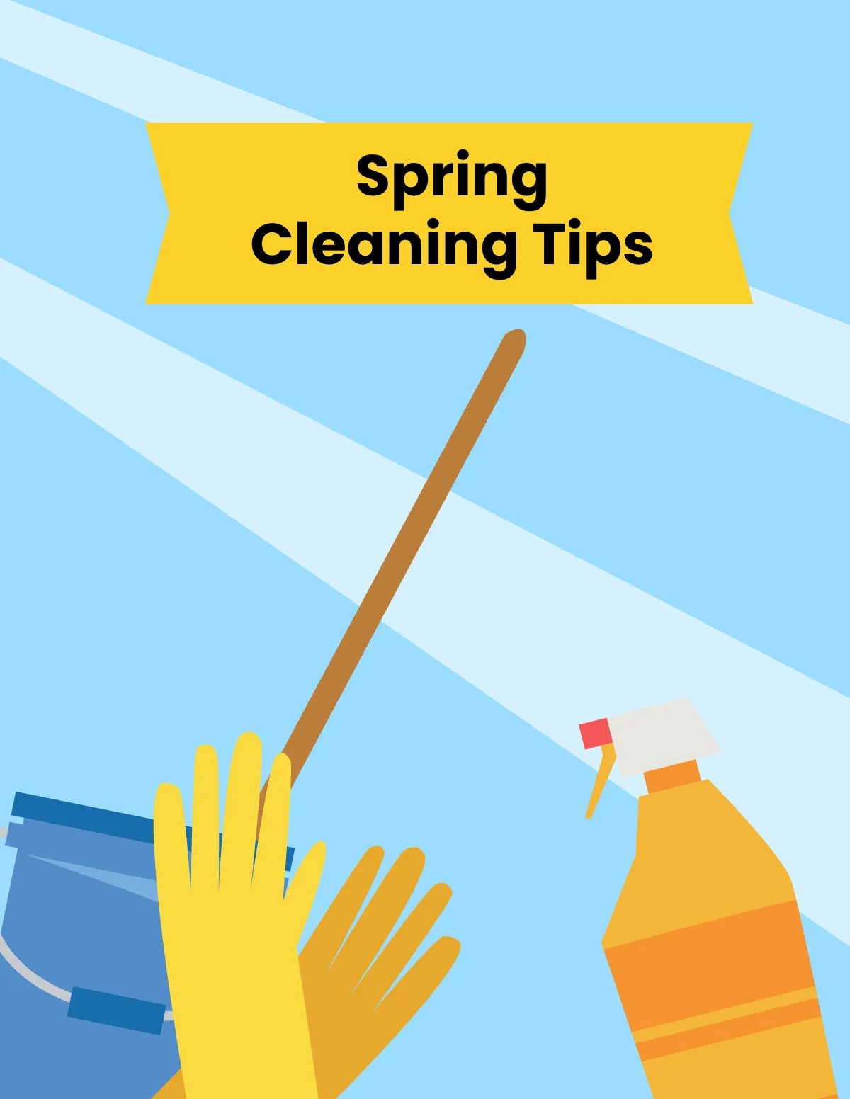 Free Spring Tips Template to Edit Online