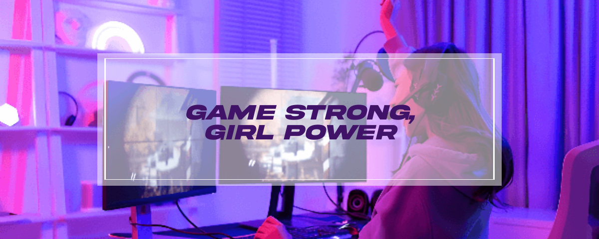 Free Women Twitch Banner Template to Edit Online