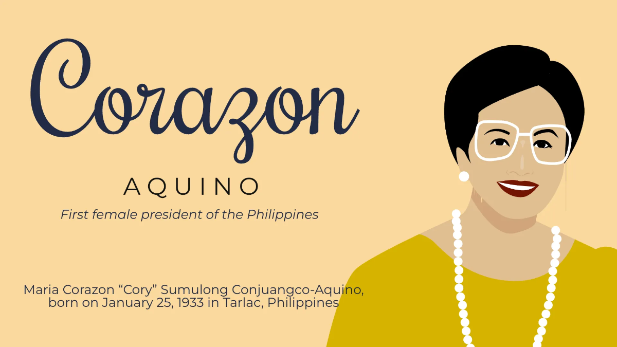 Free Notable Women Presentation Template to Edit Online