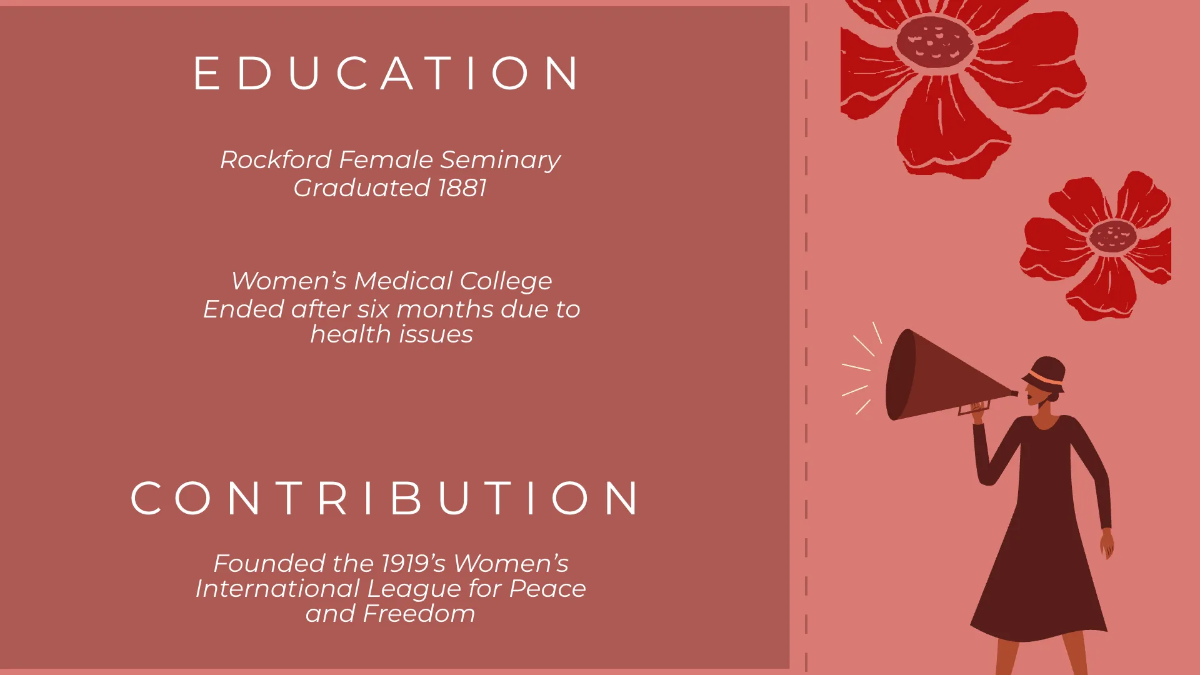 Free Notable Women Presentation Template to Edit Online