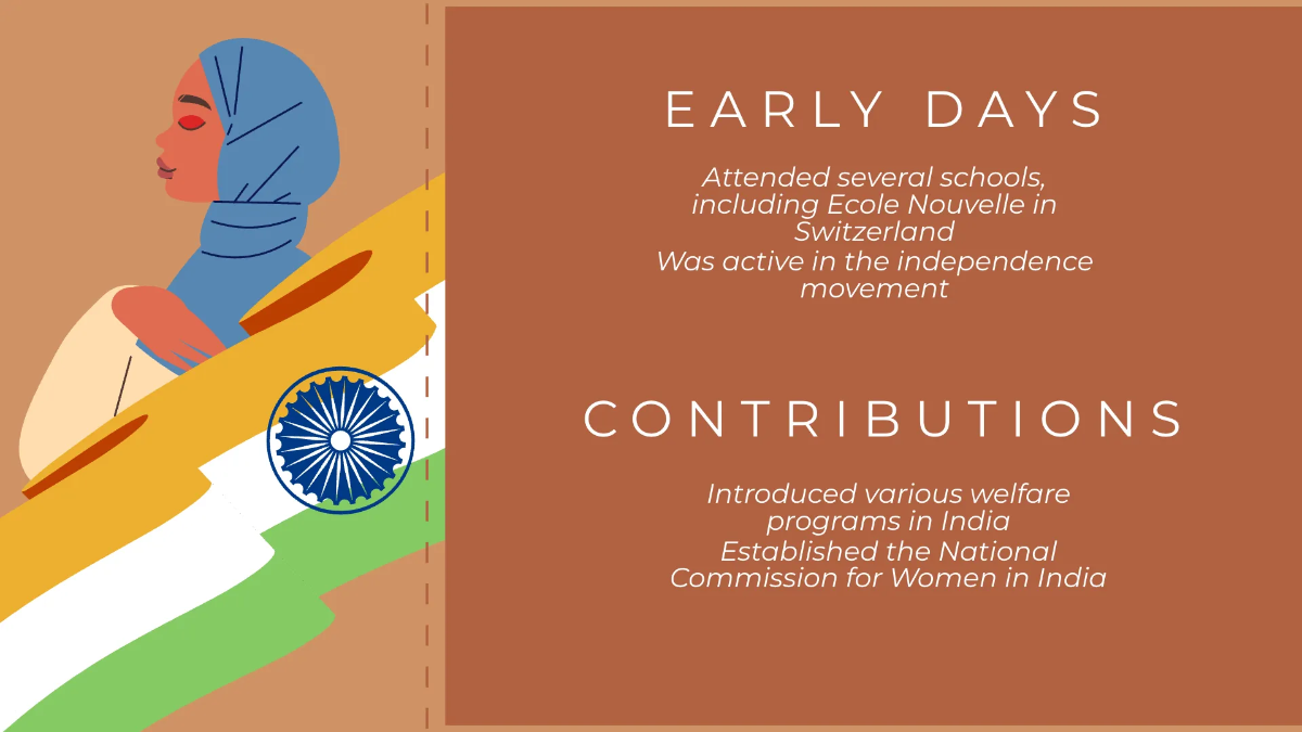 Free Notable Women Presentation Template to Edit Online