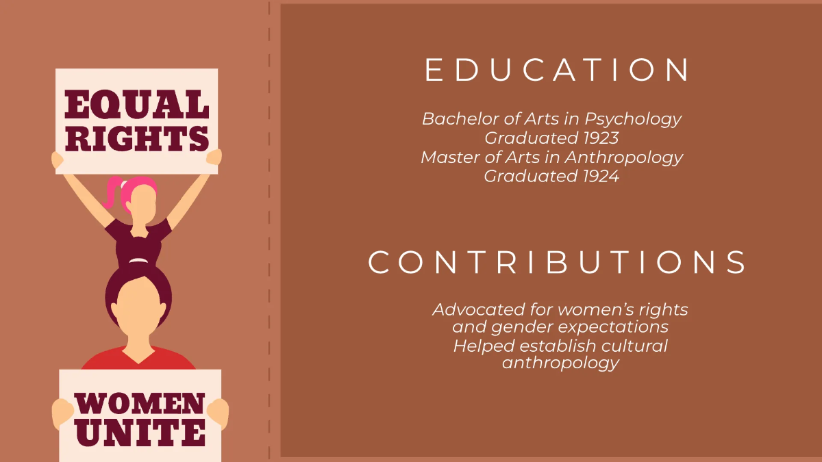 Free Notable Women Presentation Template to Edit Online