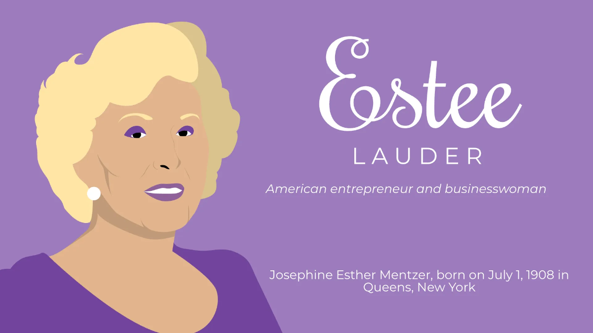 Free Notable Women Presentation Template to Edit Online