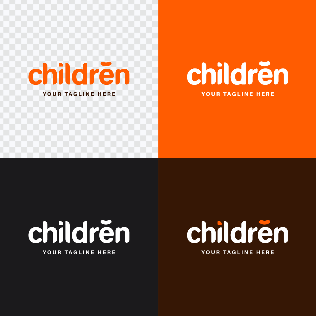 Children Logo Template