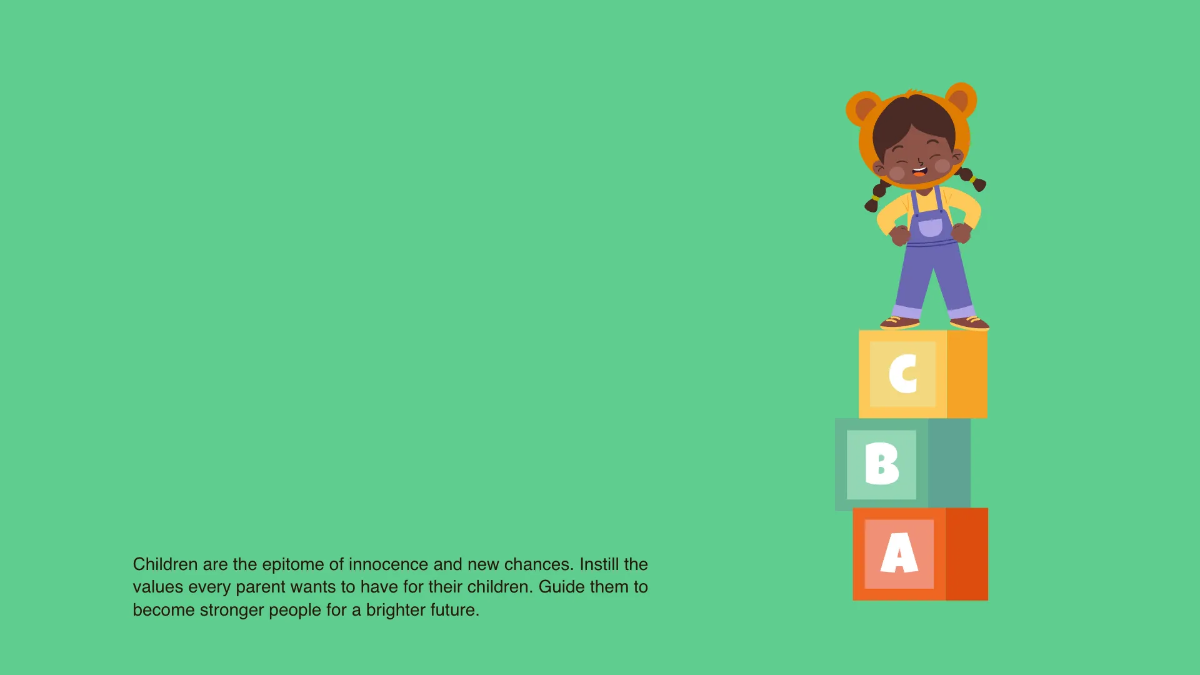 Free Children Presentation Template to Edit Online