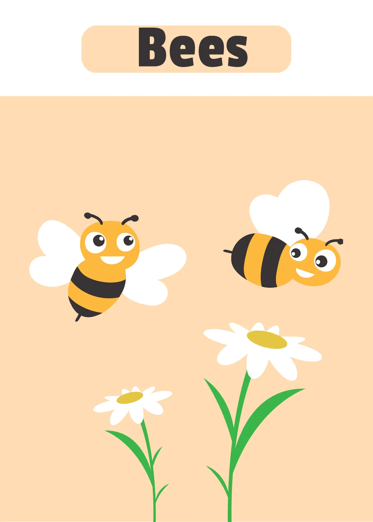 Free Spring Flash Card Template to Edit Online