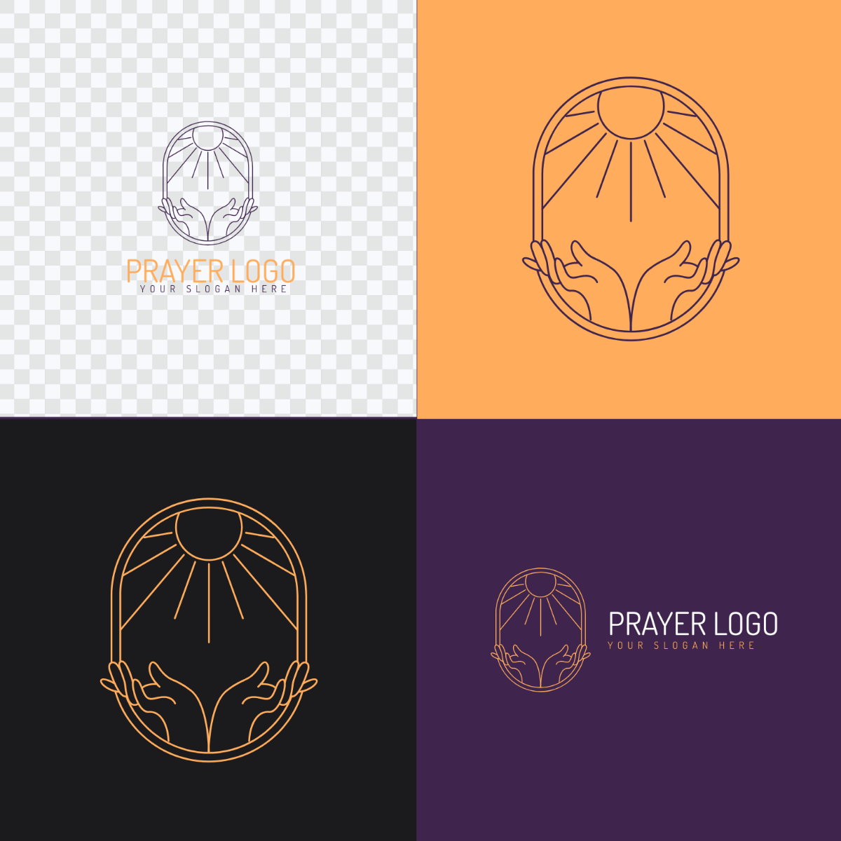 Prayer Logo Template