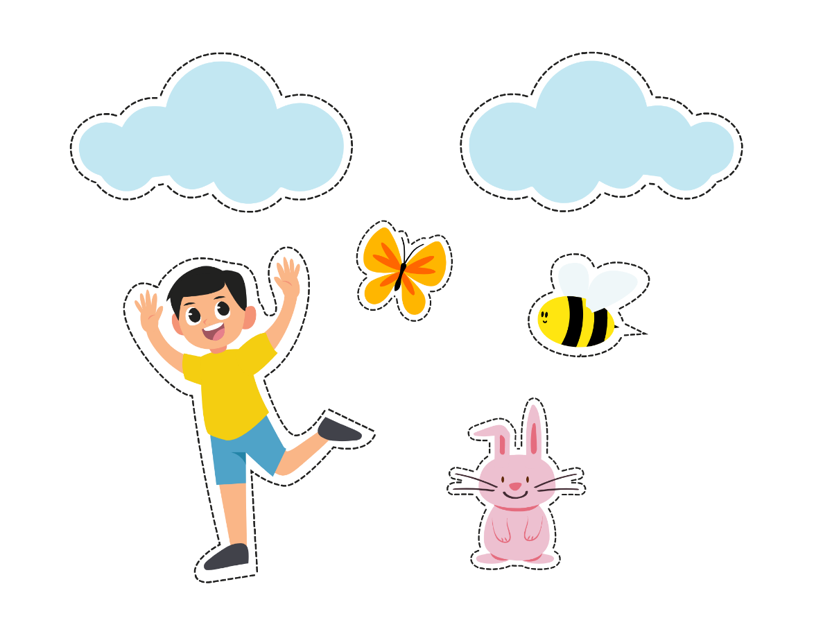 Free Spring Cutout Template