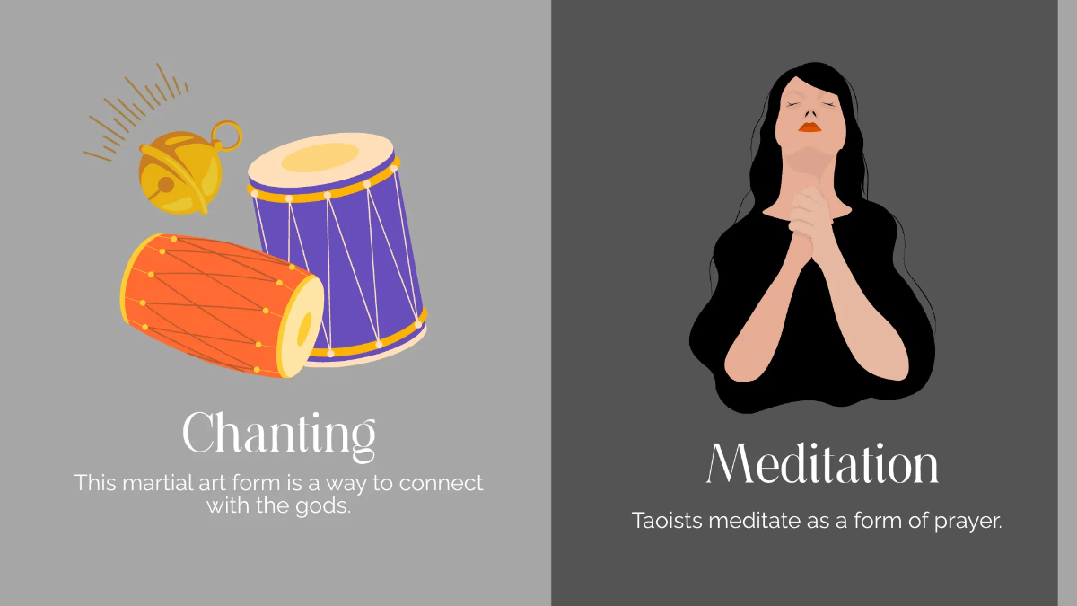 Free Prayer Practices Presentation Template to Edit Online