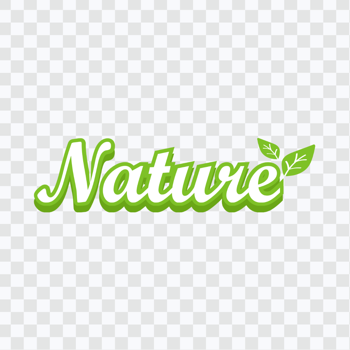 Nature Text Effect Template