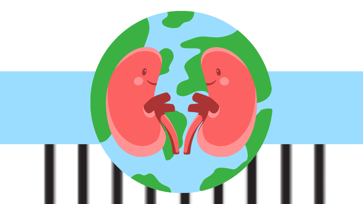 High Resolution World Kidney Day Background Template