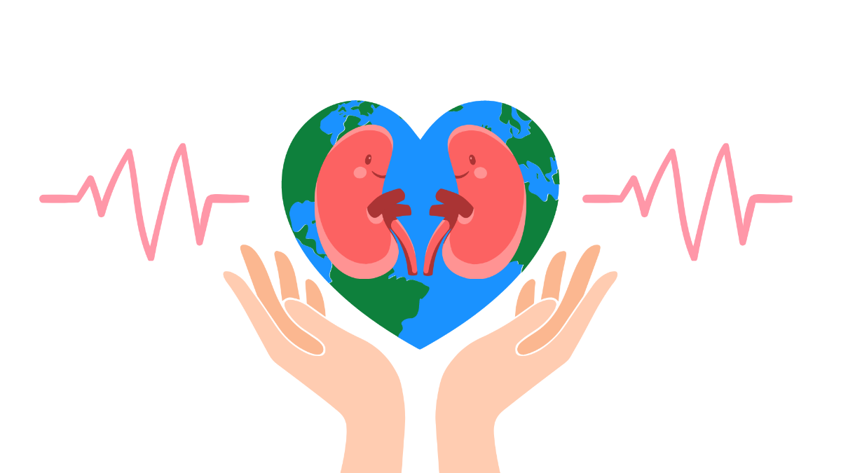 World Kidney Day Wallpaper Background Template