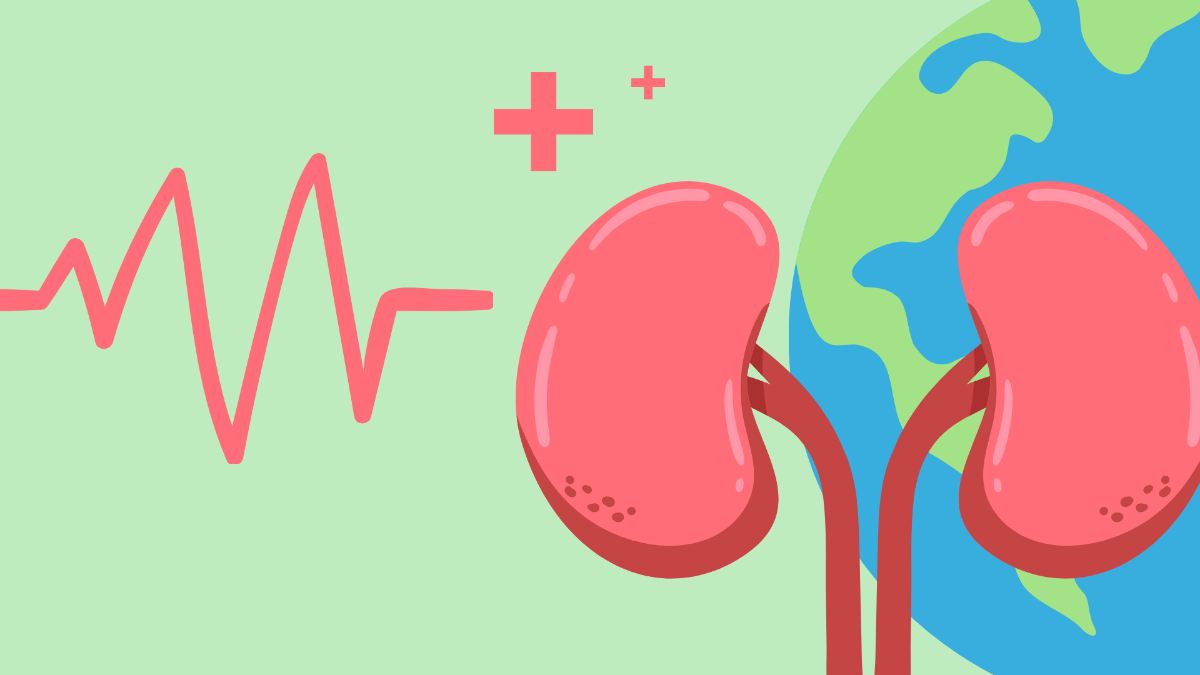 Free World Kidney Day Image Background Template