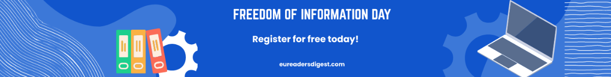 Freedom of Information Day Website Banner Template