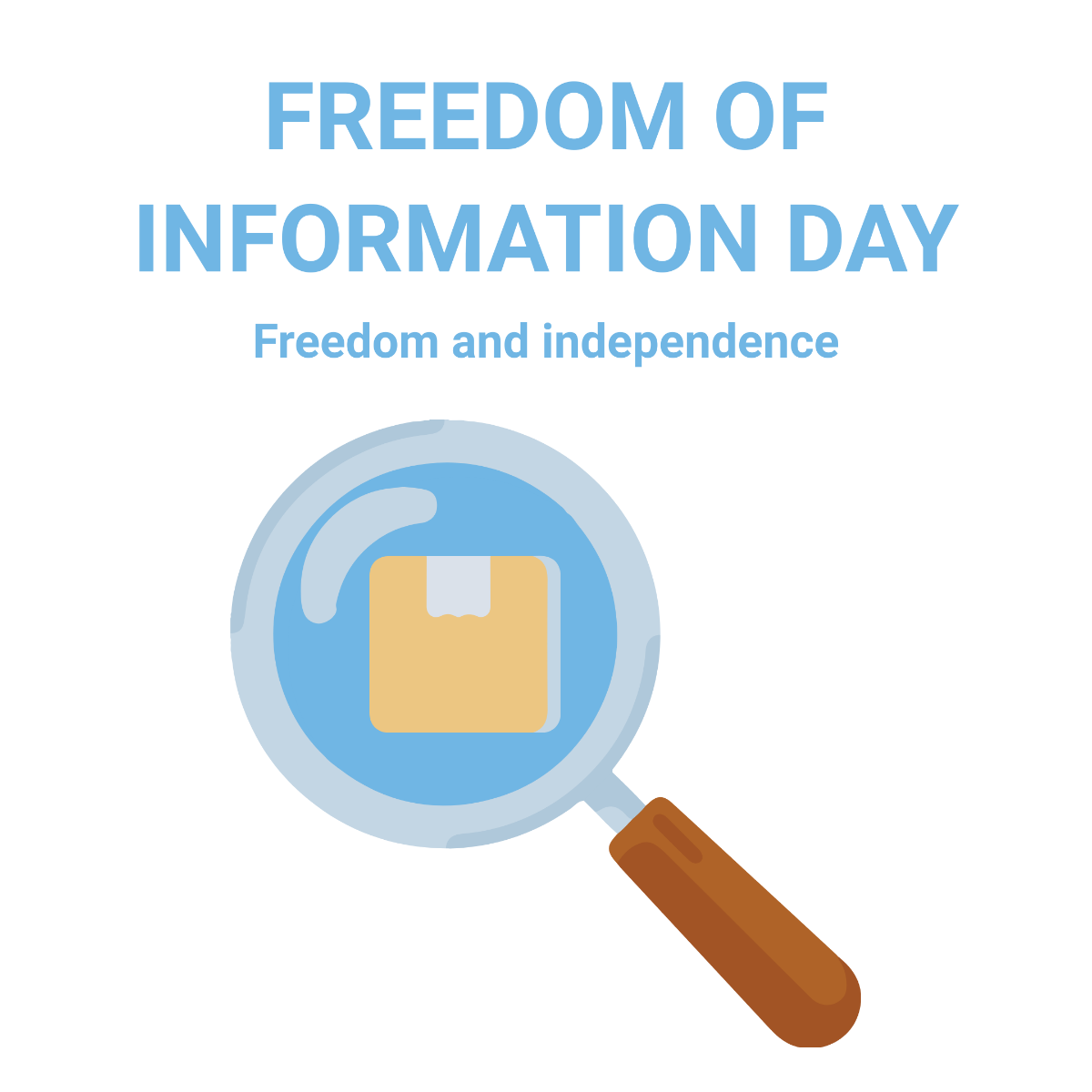 Freedom of Information Day Instagram Post Template