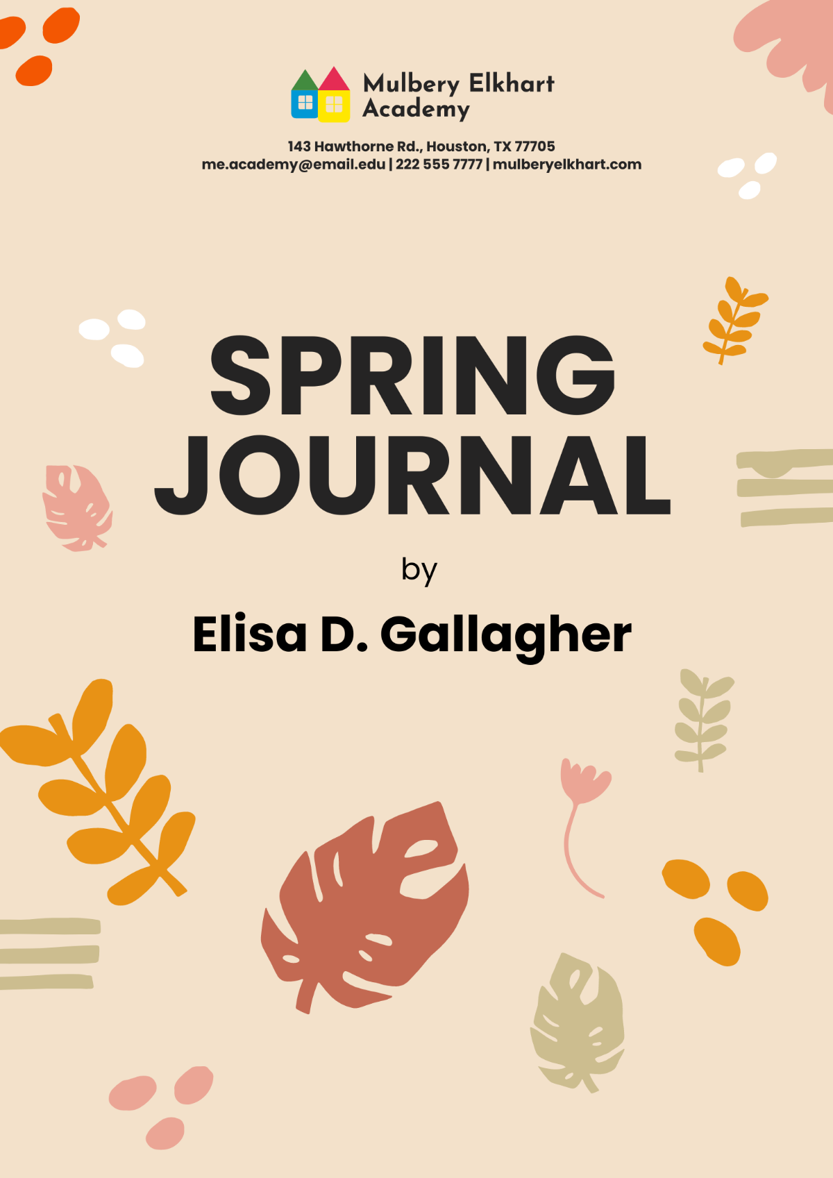 Free Spring Journal Template