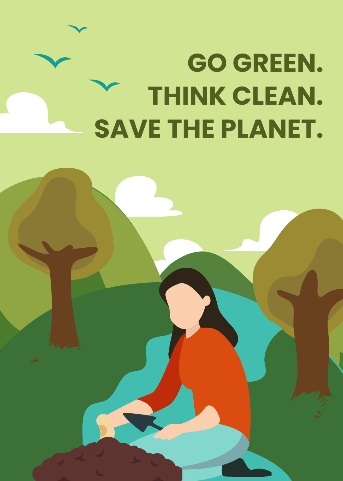 Earth Day Card Template