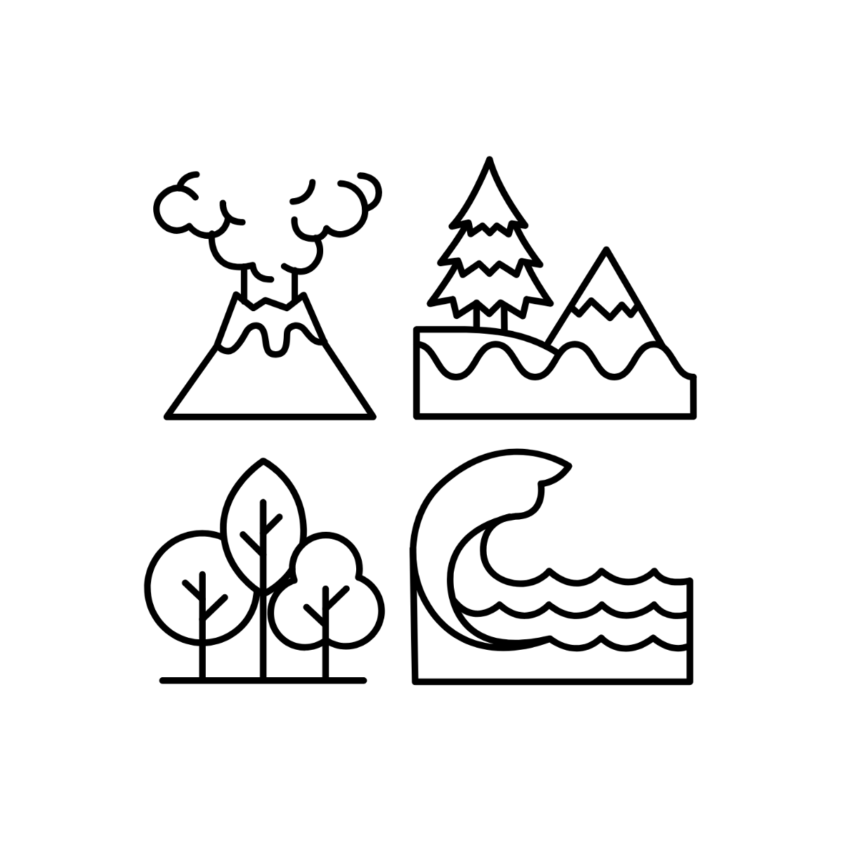 Nature Icon Template