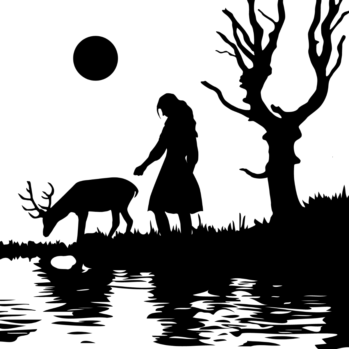 Nature Silhouette Template