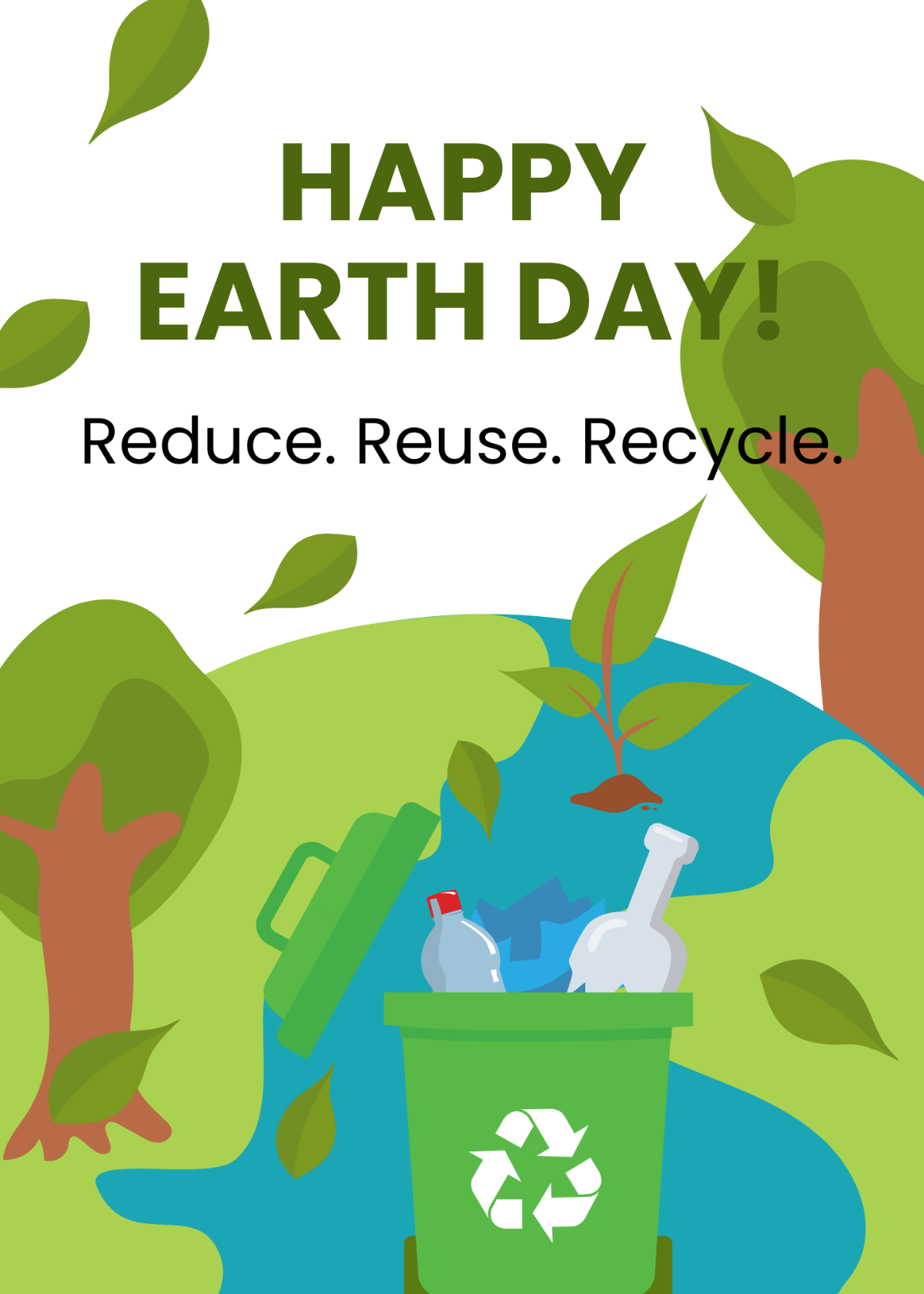 Free Earth Day Observance Message Template