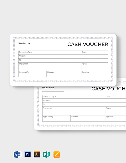 Free 25+ Cash Voucher Templates - Format, PDF, Word, PSD
