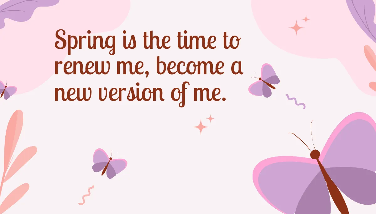 Free Spring Affirmation Card Template to Edit Online