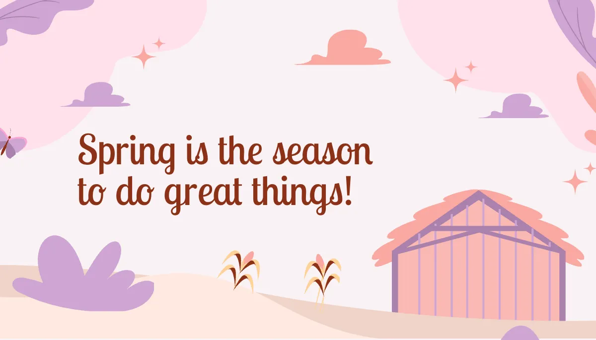 Free Spring Affirmation Card Template to Edit Online