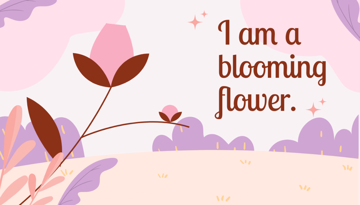 Free Spring Affirmation Card Template