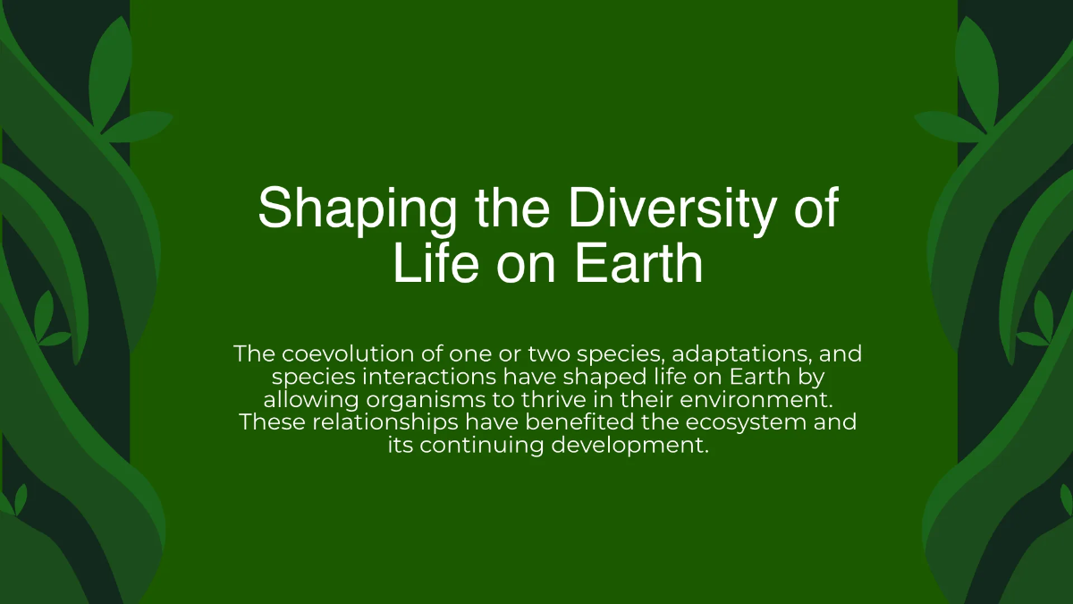 Free Nature Beauty and Evolution Presentation Template to Edit Online