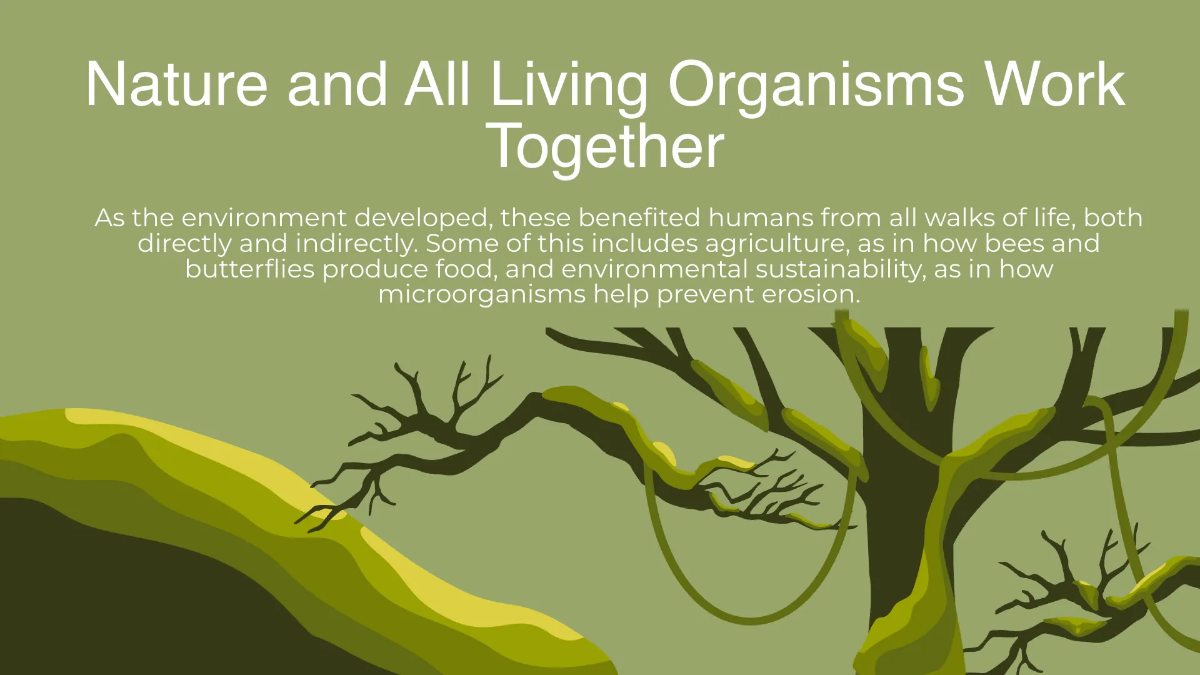 Free Nature Beauty and Evolution Presentation Template to Edit Online