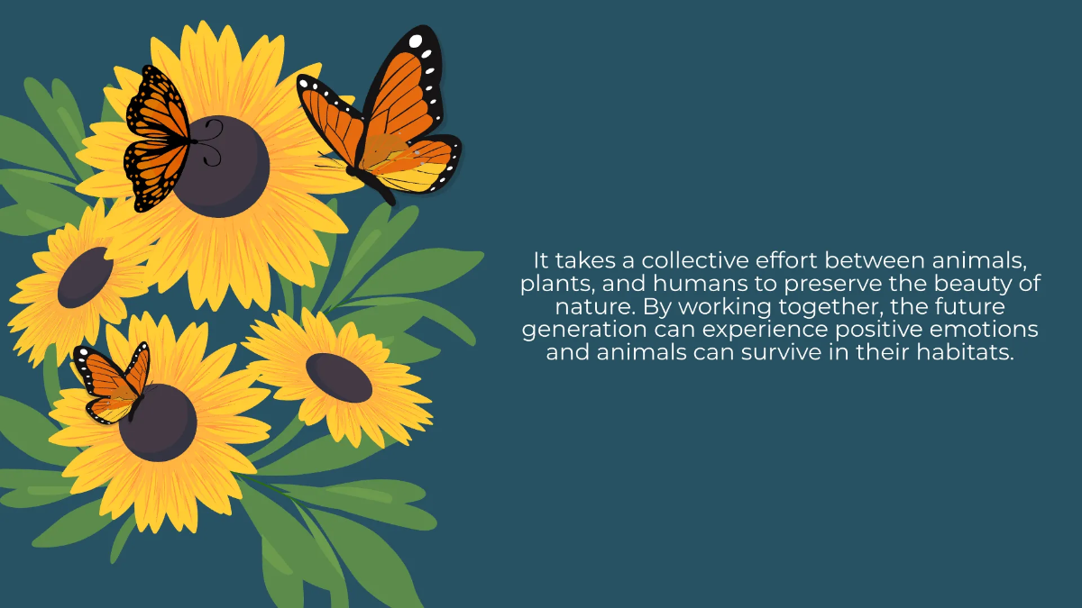 Free Nature Beauty and Evolution Presentation Template to Edit Online