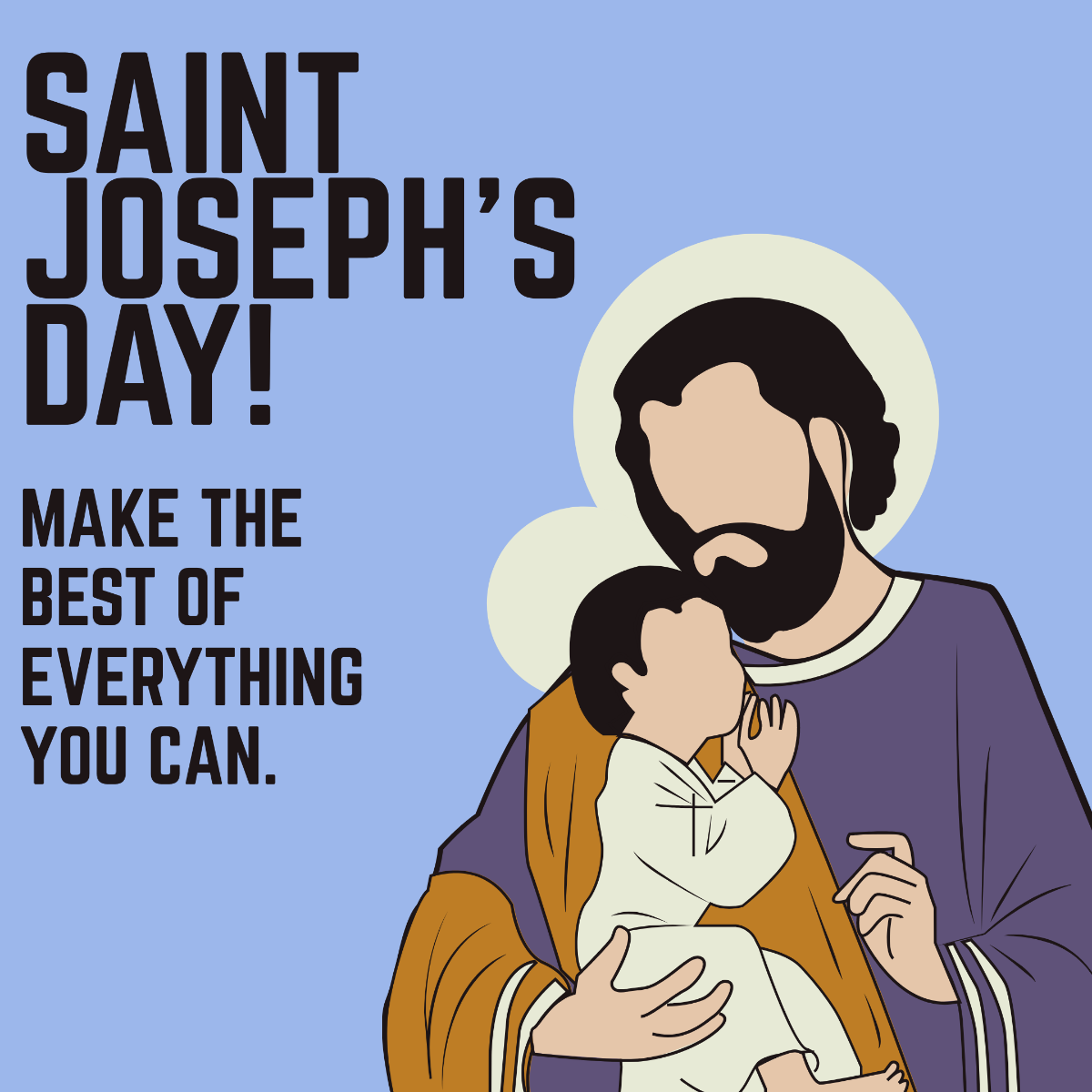 Saint Joseph's Day Instagram Post Template