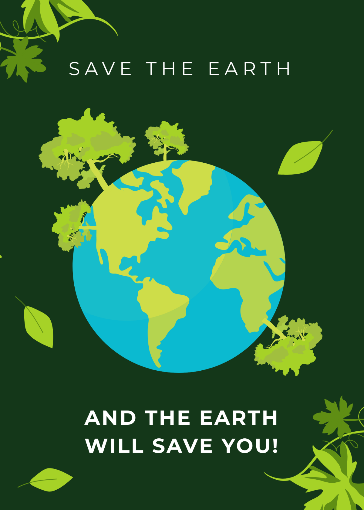 Earth Day Special Message Template