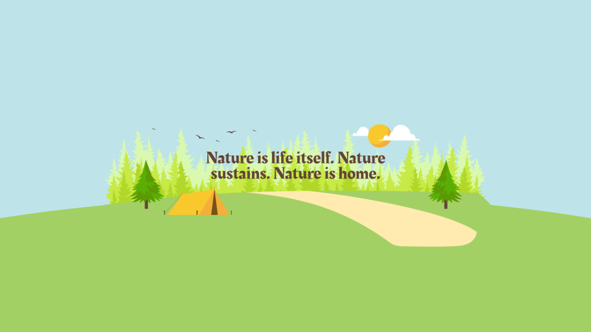 Nature Youtube Banner Template